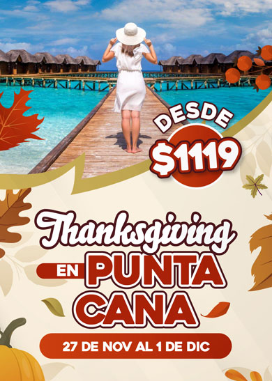 Promocion thanksgibing Miami Punta Cana