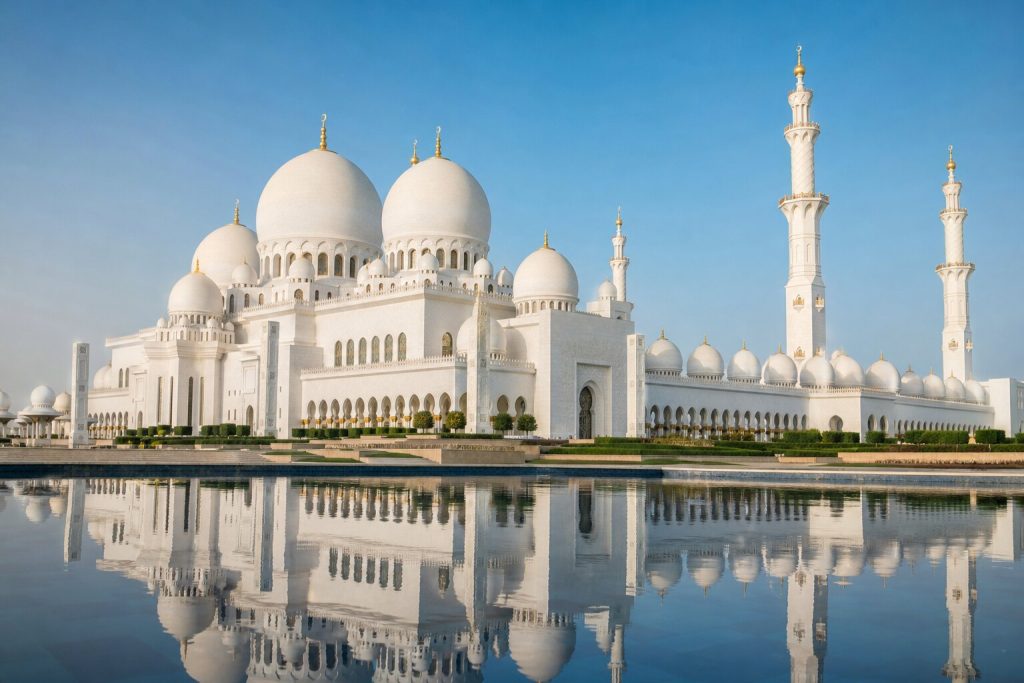 Gran Mezquita Sheikh Zayed en Abu Dhabi, Emiratos Árabes Unidos