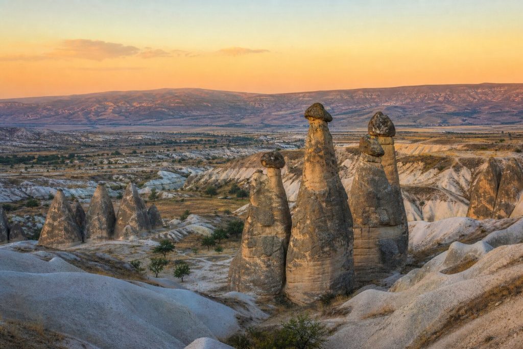 Formaciones rocosas y chimeneas de hadas de Göreme, Capadocia