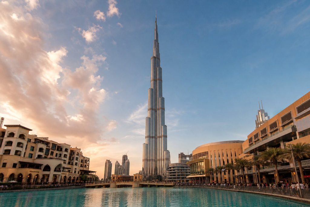 Burj Khalifa y centro de Dubai, Emiratos Árabes Unidos