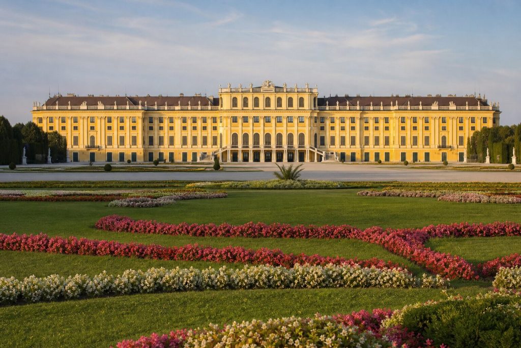 Palacio de Schönbrunn y sus jardines en Viena, Austria