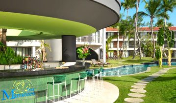 Dreams Flora Resort & Spa Bar especial frente a la piscina
